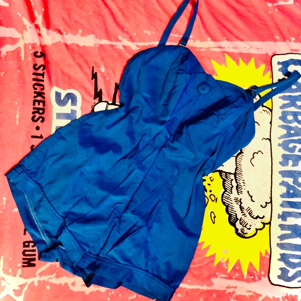 1950s Blue Baby Swimsuit M/L